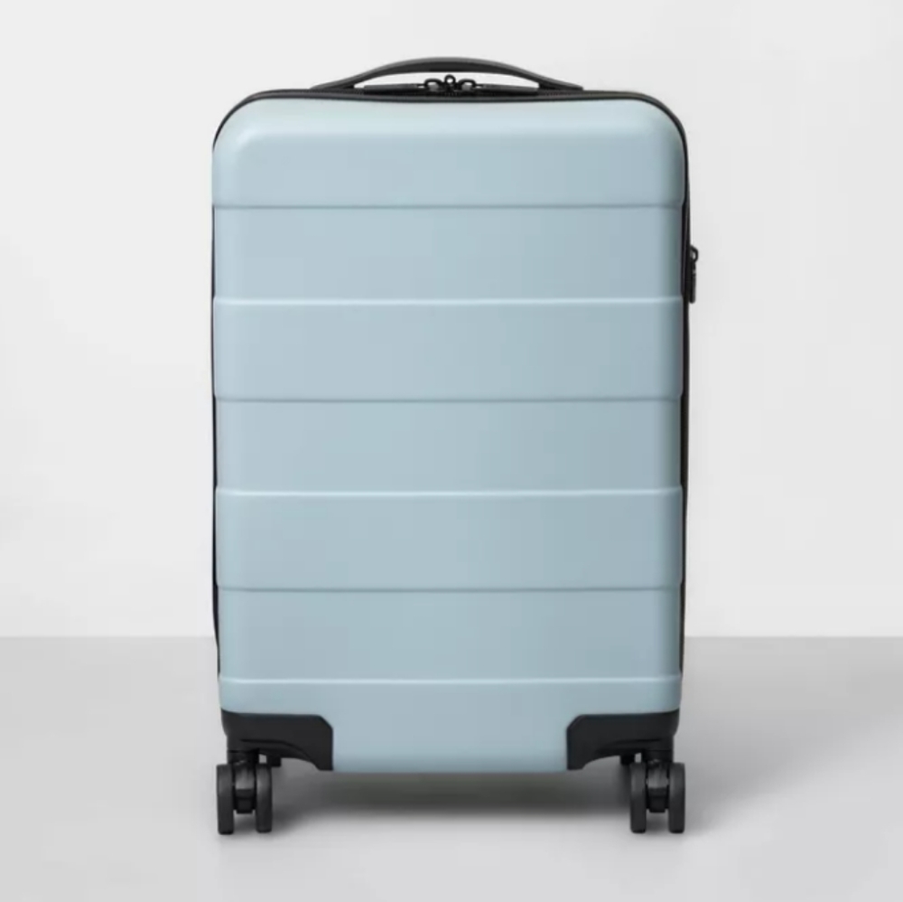 Hardside 20" Carry On Spinner Suitcase - Muddy Aqu